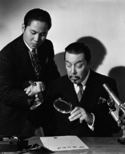 Warner Oland as Charlie Chan, by permission of corbisimages.com